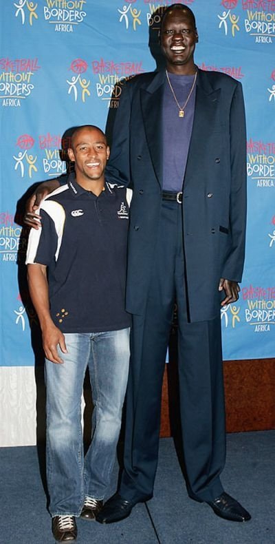 Manute Bol, the tallest NBA player
