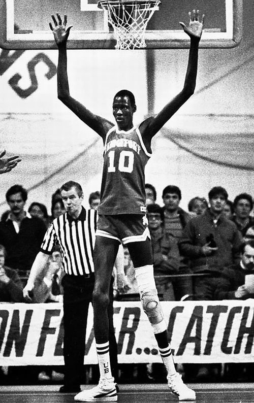 Manute Bol, the tallest NBA player