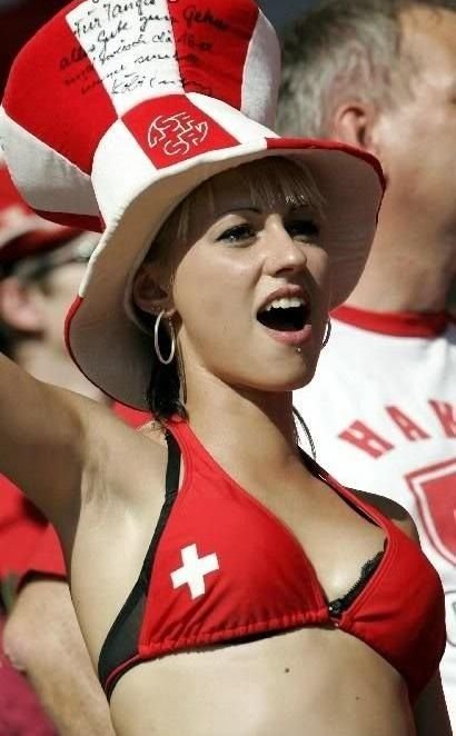 cute football fan girls