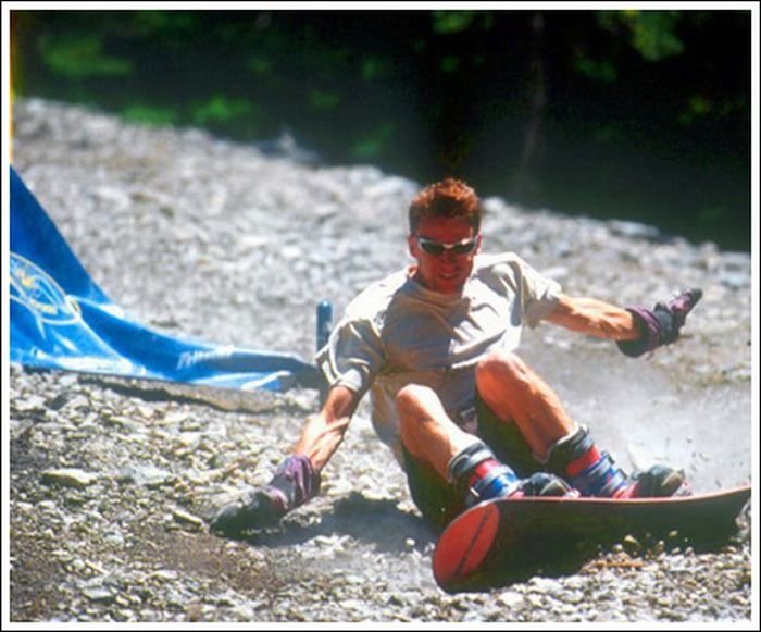 rock boarding