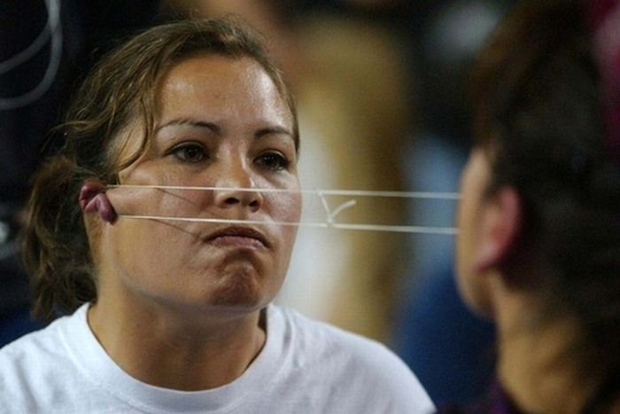 Ear pull, World Eskimo-Indian Olympics