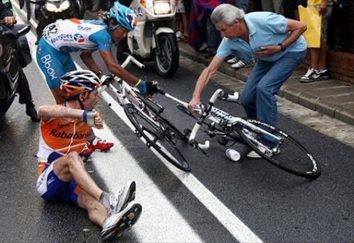 Tour de France crash