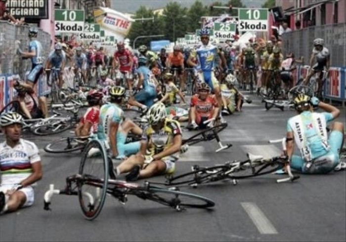 Tour de France crash