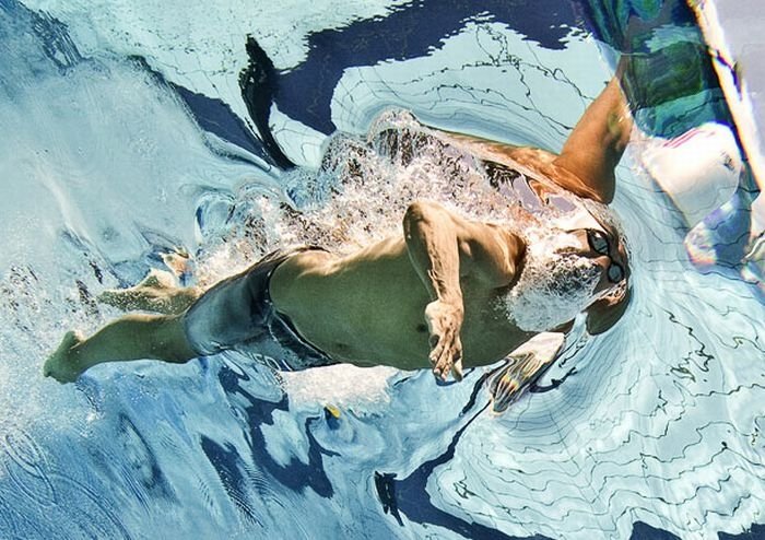 photos of swimmers