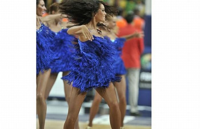 Cheerleader girls at the FIBA World Championships 2010