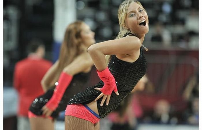 Cheerleader girls at the FIBA World Championships 2010