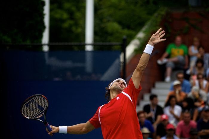 Before the serve, 2010 US Open