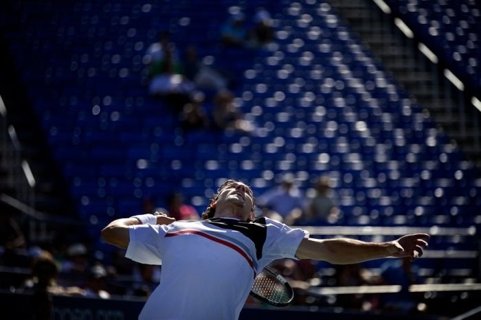 Before the serve, 2010 US Open