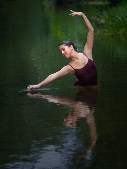 ballet dancing pose