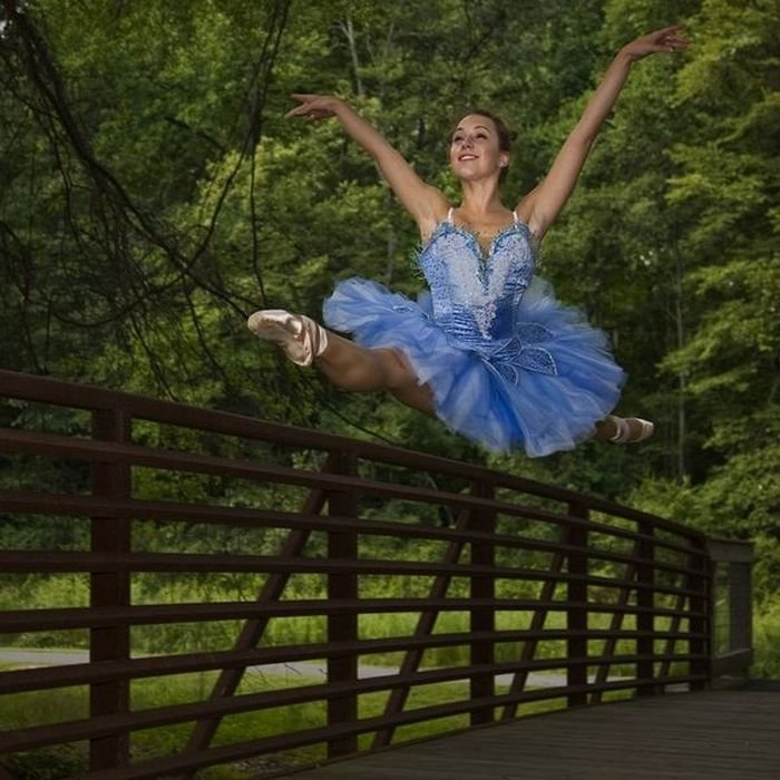 ballet dancing pose