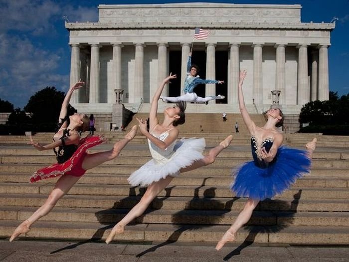 ballet dancing pose