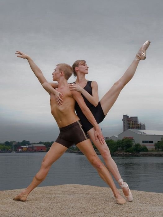 ballet dancing pose