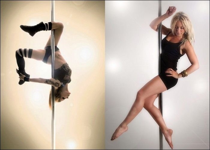 pole dancing girl