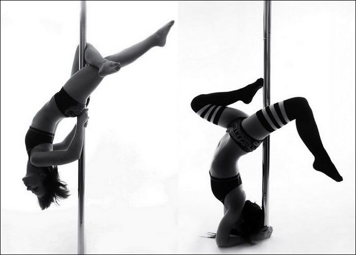 pole dancing girl