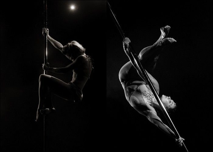 pole dancing girl