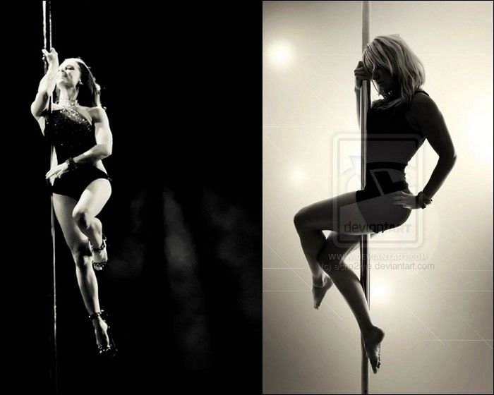 pole dancing girl