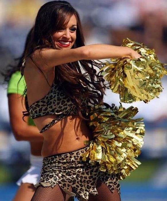 NFL cheerleader girls in halloween costumes