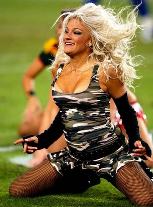 NFL cheerleader girls in halloween costumes