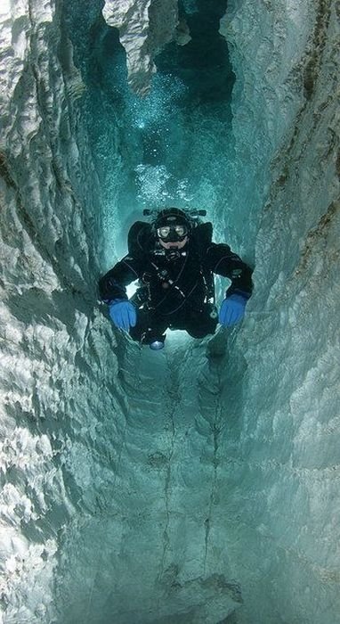 cave diving