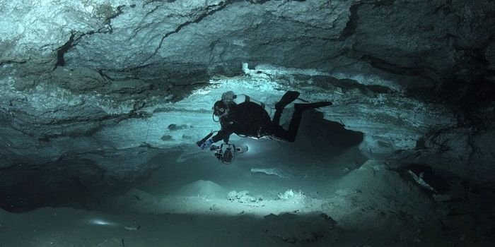 cave diving