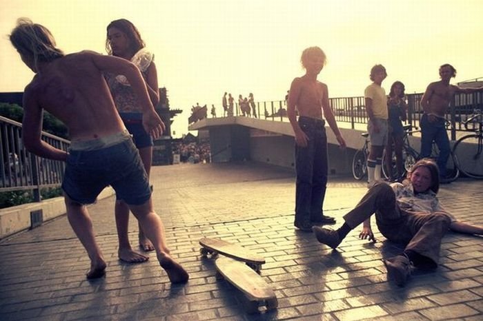 Skaters of 70s by  Hugh Holland