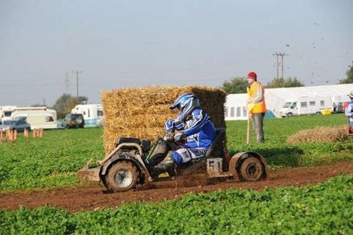 lawn mower racing