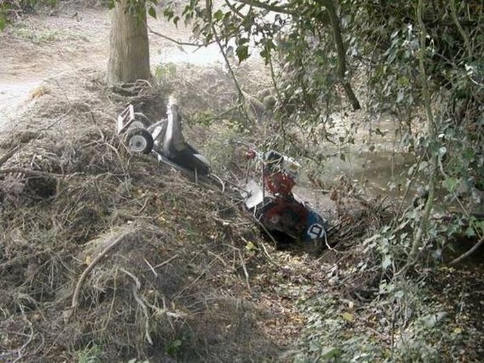 lawn mower racing