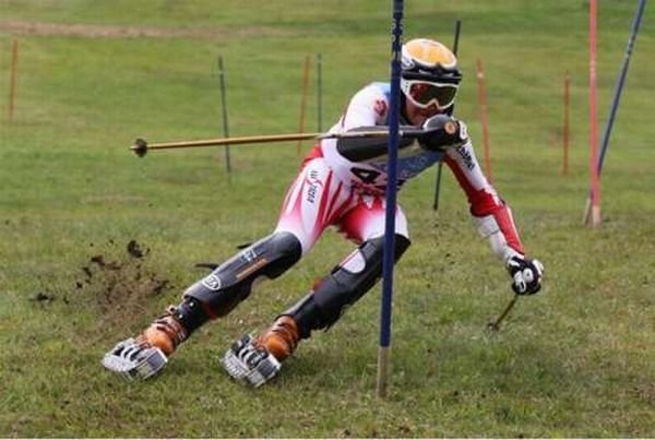 grass skiing