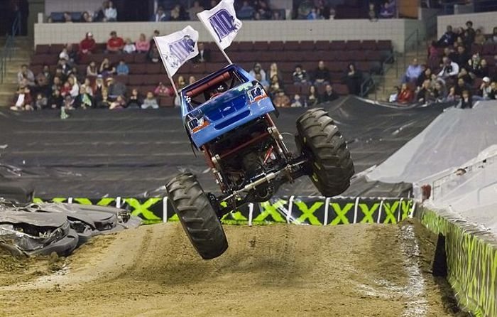 7-year old monster truck driver