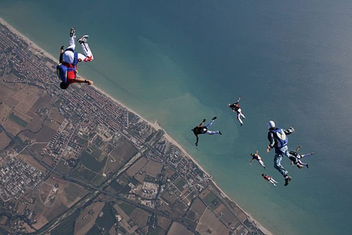 skydiving photography