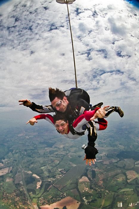 skydiving photography
