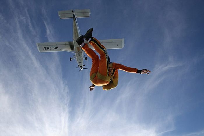 skydiving photography