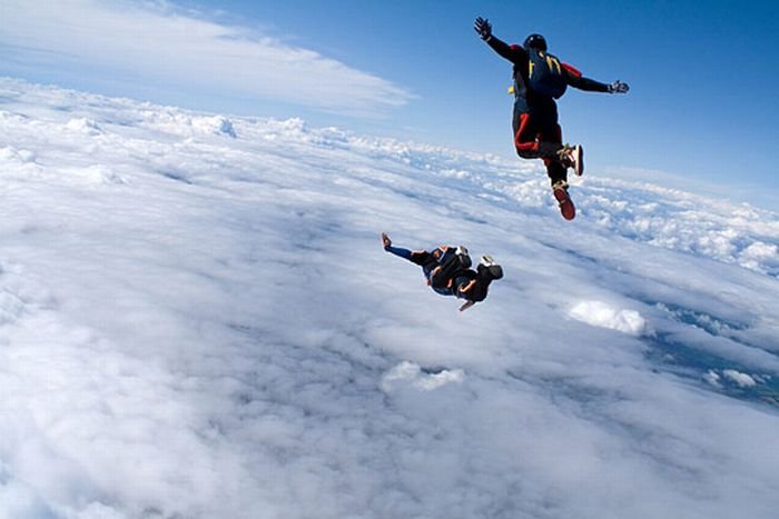 skydiving photography