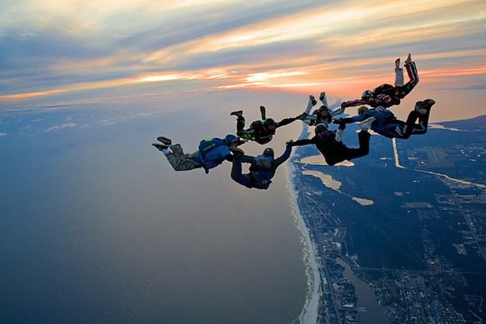 skydiving photography