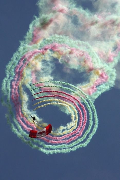 skydiving photography