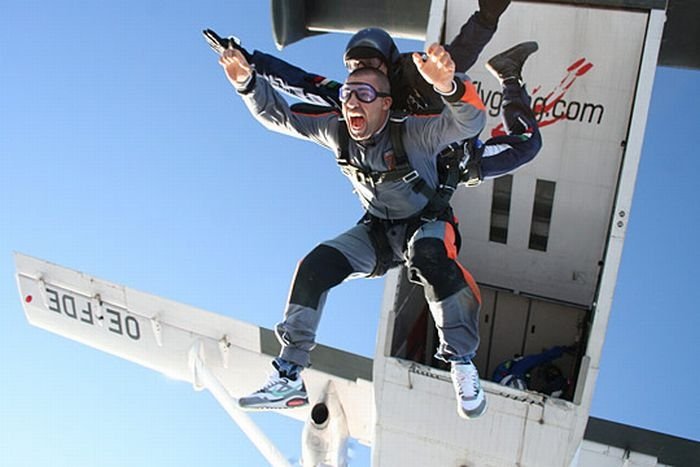 skydiving photography