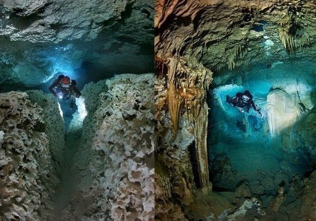 cave diving