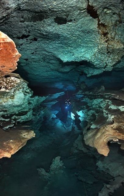 cave diving