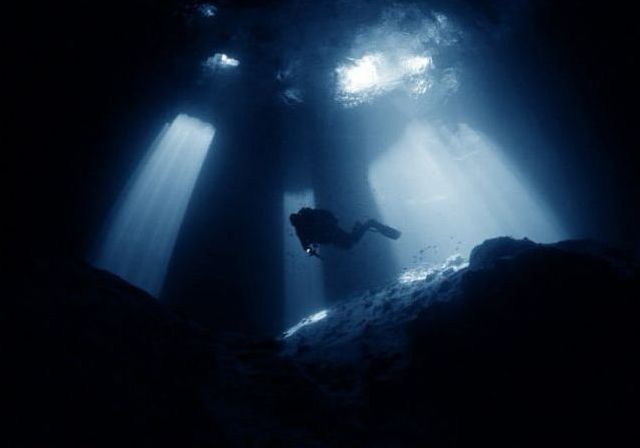 cave diving