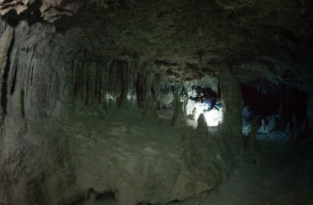 cave diving