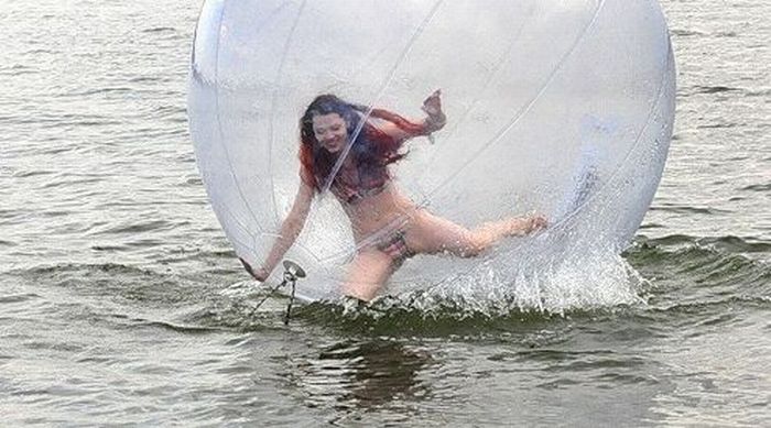 water ball zorbing