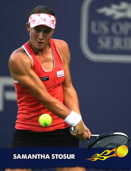 Female tennis player, US Open 2011