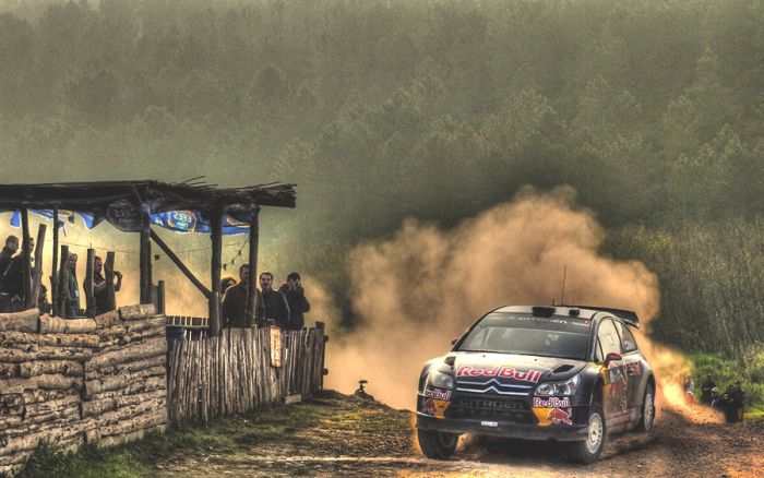 World Rally Championship (WRC) cars in HDR