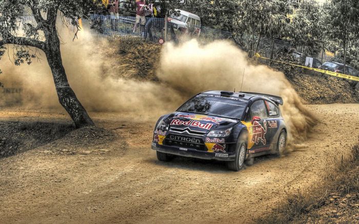 World Rally Championship (WRC) cars in HDR