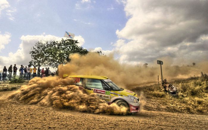 World Rally Championship (WRC) cars in HDR