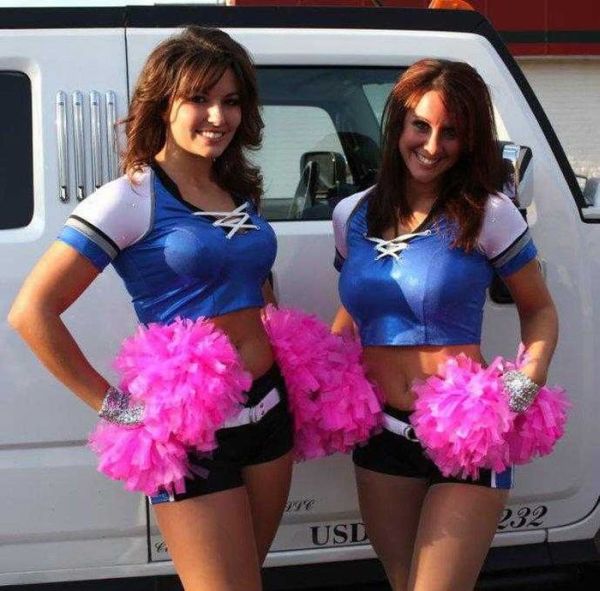 Detroit Lions NFL cheerleader girls