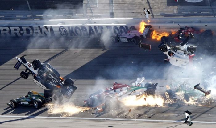 Dan Wheldon's crash