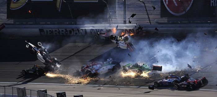 Dan Wheldon's crash