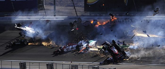 Dan Wheldon's crash