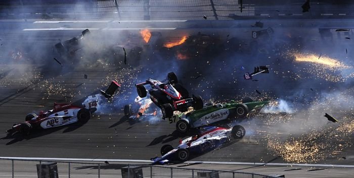 Dan Wheldon's crash